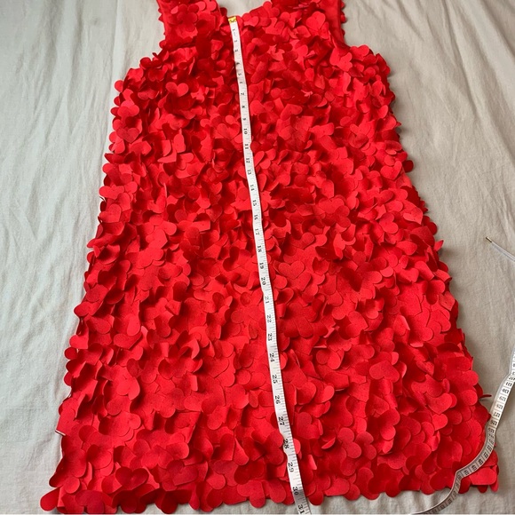 BCBG MAXAZRIA red heart dress size 4 - Picture 5 of 7